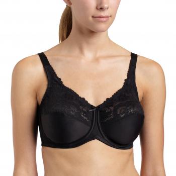 Bali Bras Lilyette by Bali Minimizer Underwire Bra Black 40DDD