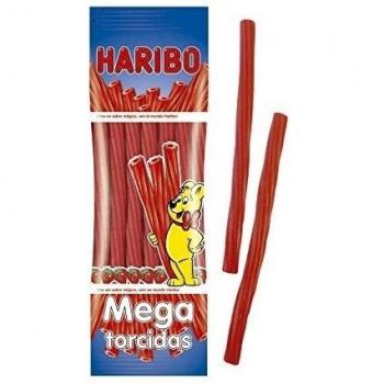 Haribo Mega Torcidas Fresa Geles Dulces - 200 gr