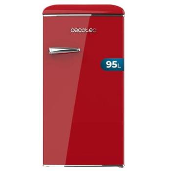 Mini Frigorífico Retro Cecotec Bolero CoolMarket TT Origin 95L Rojo E, 89cm Alto x 49cm Ancho, Clase Energética E