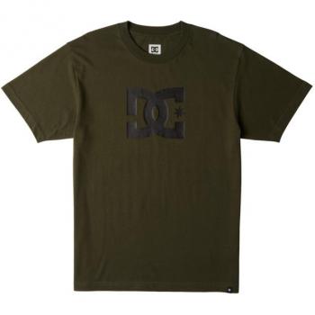 Camiseta DC Shoes Dc Star Hss marrón, 100% algodón, corte clásico, logo gráfico en el pecho, manga corta
