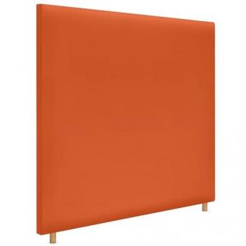 Cabecero Tapizado de Polipiel Liso Aqualine Hasta el Suelo 160x120cm (Camas 150/160) - Naranja