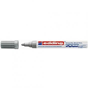 edding marcadores de la pintura Edding 4000 Matt creativo, 2-4 mm, plata