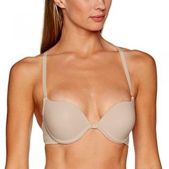 Selene Sujetador Ely Doble Push Up Apertura Delantera Tierra 85B