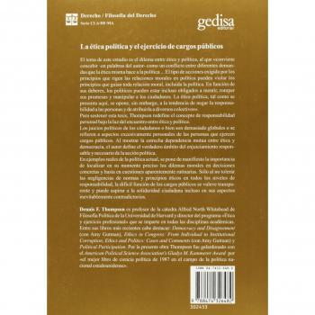 La Etica Politica Y El Ejercicio De Cargos...