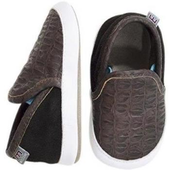 MeltonKrabbelschuh Slipper - Kroko - pantuflas Bebé-Niñas
, color Marrón, talla 26/27
