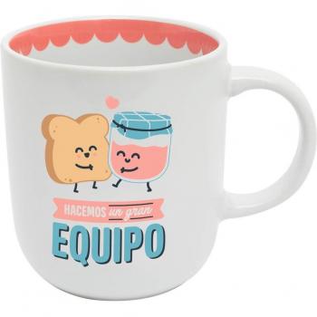 Taza Mr. Wonderful Hacemos un Gran Equipo Navidad - 8x5x9 cm