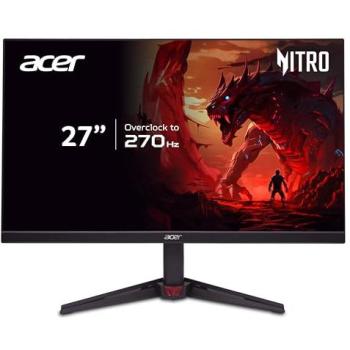 Monitor Gaming Acer Nitro VG270UZ1b 27 WQHD 2560x1440 270Hz 1ms FreeSync Premium IPS LCD Color Negro