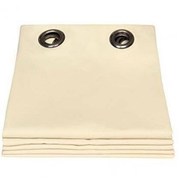 Cortina de Exterior Moondream Beige 135x250 cm | Impermeable, Resistente al Sol y a Intemperies, Anti Moho, Fabricación UE, con Ojetes