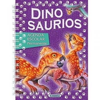 Agenda escolar permanente - Dinosaurios