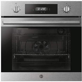 Hoover H-OVEN 300 - HOC3H3158IN WIFI - Horno eléctrico, 70 litros, Wi-Fi, Limpieza por agua, Cierre gradual, Temporizador, 8 funciones, Ventilador de enfriamiento, A+, Inox