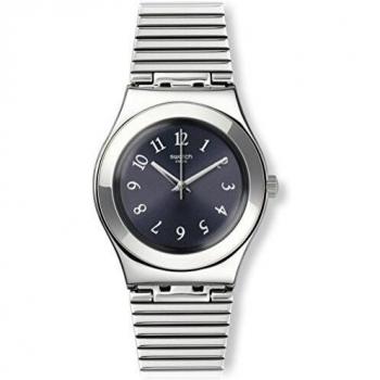 Swatch Reloj Análogo clásico para Niños de Cuarzo con Correa en Tela YLS186G