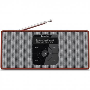 Radio DAB+ TechniSat DIGITRADIO 2 S Bluetooth, Recargable, Rojo y Plata