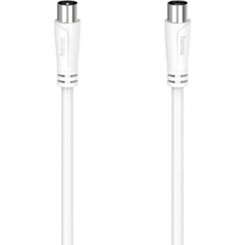 Cable Antena Coaxial 0.75m 90dB Blanco