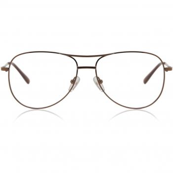 Gafas Anti-Azules Pilot Montura Completa Metálico Marrones Armazones para Mujer - SmartBuy Collection