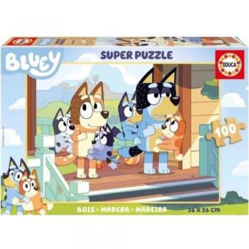 Puzzle Madera 100 Piezas Bluey