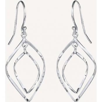 Pendientes Vidal & Vidal Essentials de plata 1ª Ley 925 con hoja calado
