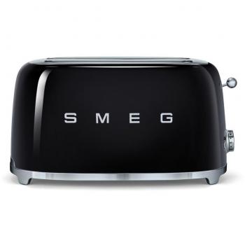 SMEG Tostadora TSF02BLEU, acero, 2 compartimentos, negro