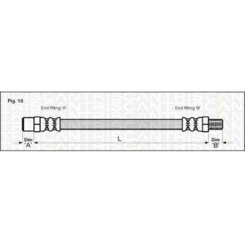 TRISCAN 8150 27204 Tubo flexible de frenos