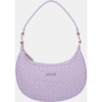 Liu Jo Small Purple Hobo Shoulder Bag with Zipper