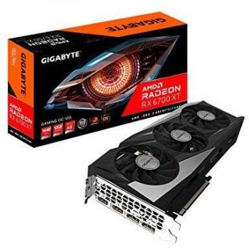Gigabyte Tarjeta gráfica Radeon RX 6700 XT Gaming OC 12G, Sistema de refrigeración WINDFORCE 3X, GDDR6