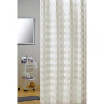 Cortina de Baño MSV Amalfi 180x200cm Polyester Diseño Moderno Anti-Moisissure