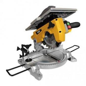 Sierra Ingletadora Blim Doble Corte 1200W 210mm - Velocidad +/- 4500rpm - Hoja de 24 Dientes - Varios Accesorios