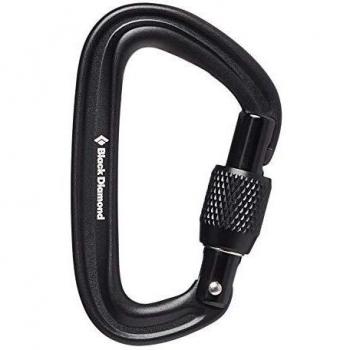 Black Diamond Liteforge Black Screwgate Carabiner
