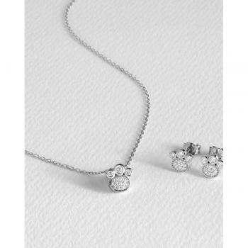 Conjunto de Joyería Luxenter Lealtad Essential en Plata de Ley 925 con Baño de Rodio y Circonita Brillante