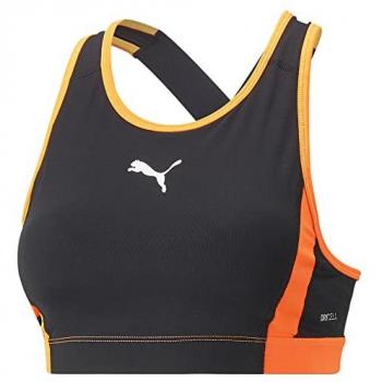 Puma Top Deportivo Individualblaze High Negro para Mujer, sin mangas, tejido ligero, ajuste ceñido, tecnología de absorción de humedad, diseño moderno y deportivo