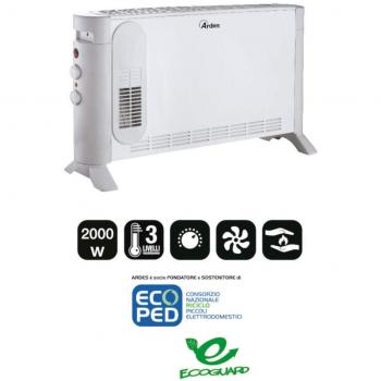 Termoconvector Turbo Ventilado Ardes 2000W con 3 Potencias y Termostato