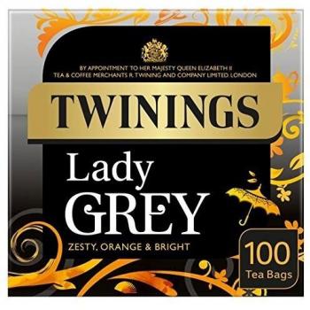 Twinings Lady Grey 100 por paquete