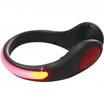 Tunturi Running Clip LED para Zapatillas, Unisex Adulto, Rojo, Talla Única