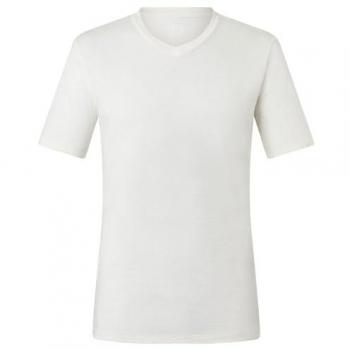 Super.Natural Sierra V Neck Short Sleeve T-Shirt Fresh White for Men