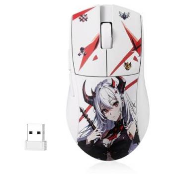Redragon M916AK PRO 3-Mode Anime Ultra-Light Gaming Mouse with 26K DPI and Fully Programmable Buttons