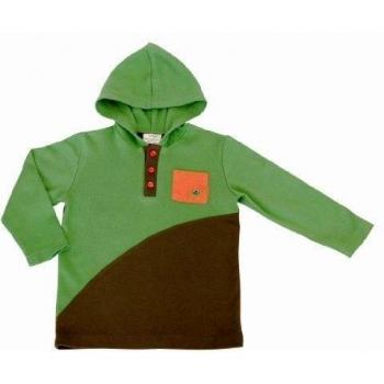 Green Nippers - Camiseta con capucha para bebé, talla 18-24 Months - talla inglesa, color Verde