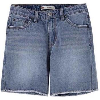 Bermudas Levi's de niña con bolsillos azul