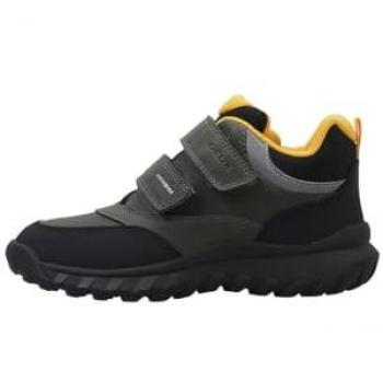 Zapatillas Deportivas Geox Simbyos ABX para Niño con Velcro, Color Verde Oscuro/Negro, Talla 29 EU