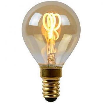 Bombilla LED E14 3W Gota Ámbar 2200K Regulable