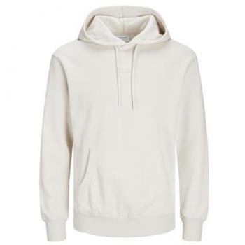 Sudadera con Capucha Jack & Jones Hakkai Beige Clásica y Suave para Hombre XXL