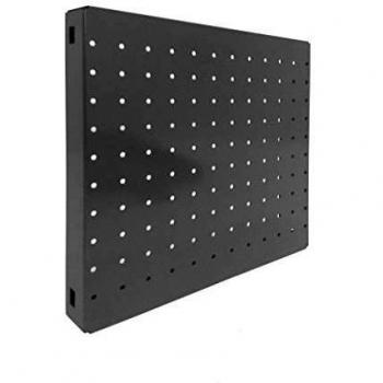 Panel metálico perforado Simonboard 2 estantes Gris Simonrack 300x300x35 mms