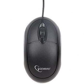 Gembird MUS-U-01 Optical USB Mouse, 1000 DPI, Black, Ambidextrous