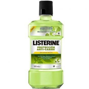 Listerine - Enjuague Bucal Protección Anticaries, 500 ml