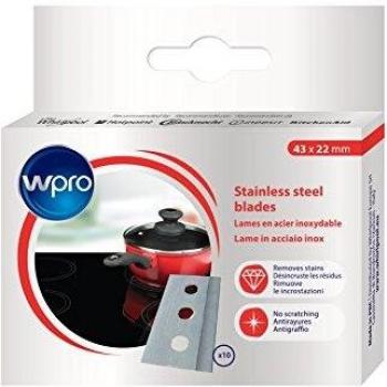Láminas de Repuesto WPRO BLA014 para Raspador de Limpieza - Acero Inoxidable (Caja de 10)