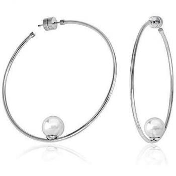 Pendientes Marianela Aro Majorica 16373.01.A.000.010.1 acero y perla
