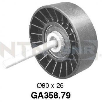 Polea de deflexión/guía para correa v-ribbed SNR GA358.79