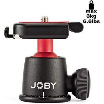 JOBY JB01513-BWW, BallHead 3K, Precision Engineered BallHead for DSLR and CSC/Mirrorless Camera, Up to 3 kg Payload Black