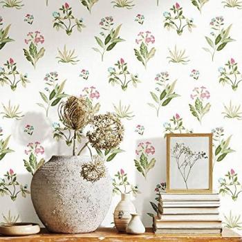 Papel de pared Blooming Garden 6 Flowers and Plants Noordwand Multicolor, diseño floral, multicolor