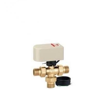 Válvula de bola desviadora motorizada de tres vías Caleffi 6443 - 230V - 1