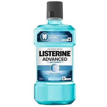 Listerine - Enjuague Bucal Antisarro Avanzado, 500 ml
