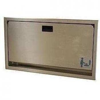Bebé changingtable – PVC de acero inoxidable para horizontal de montaje